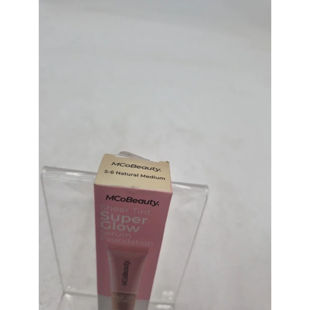 MCoBeauty Super Glow Sheer TINT Serum Foundation 5-6 NATURAL MEDIUM